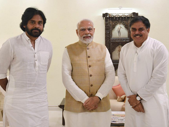 Pawan Kalyan Meets Prime Minister Modi